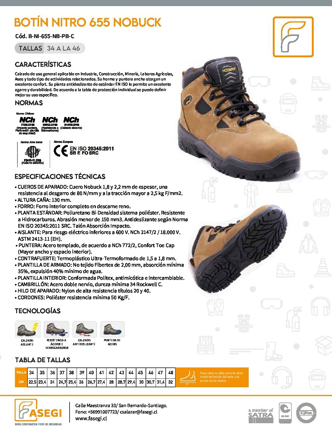 Nitro 655 Nobuck - Imagen 3