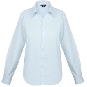 Blusa oxford light manga larga mujer